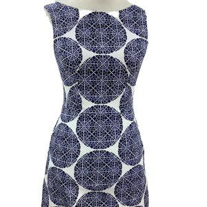 THE LIMITED Women's Size 0 Dress Sheath Sleeveless Huckaback Cotton Spandex